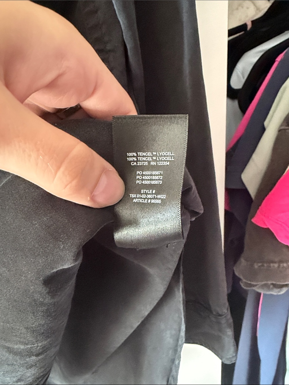 Aritzia Black Utility Button-Up Shirt - Picture 4 of 6